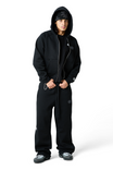 Lucid Full Zip Hood - Black