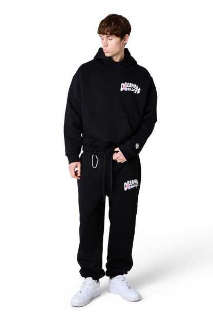 dreamers valley jogger- black