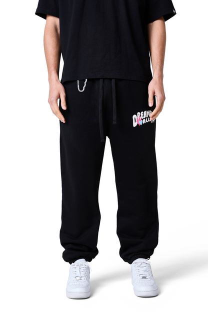 dreamers valley jogger- black