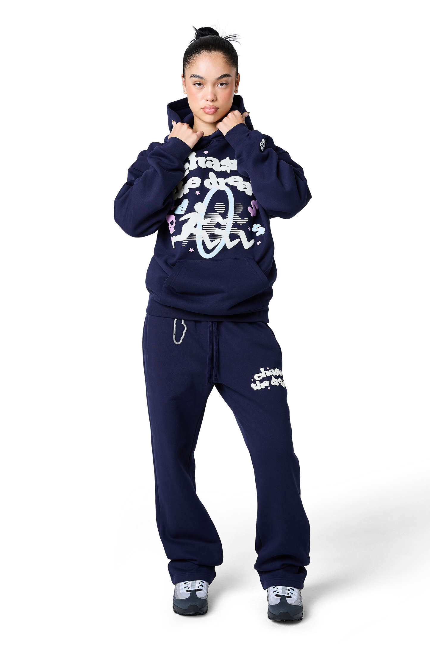 chase the dream hood - ebony blue