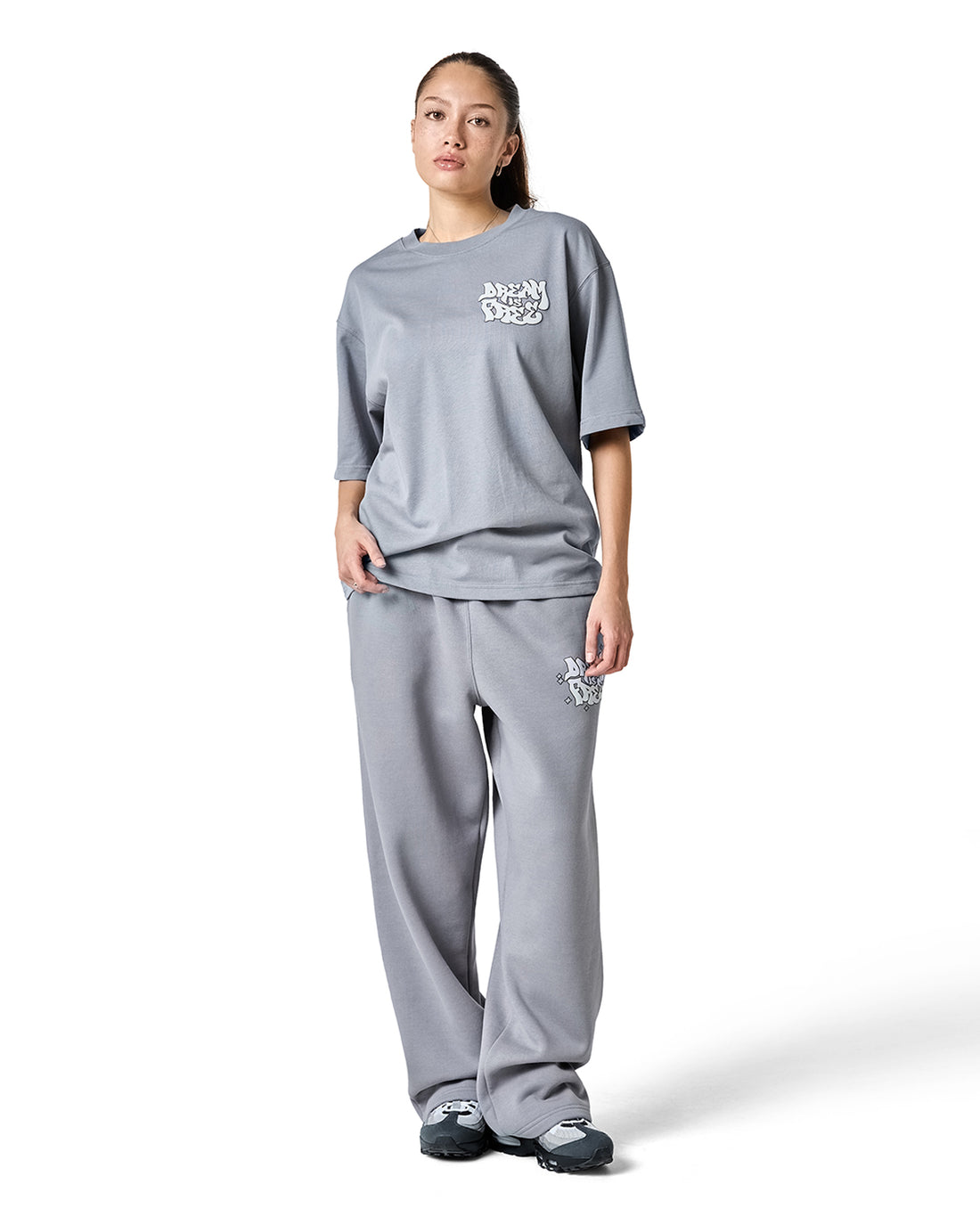 Dream Wave Tee - Moon Grey