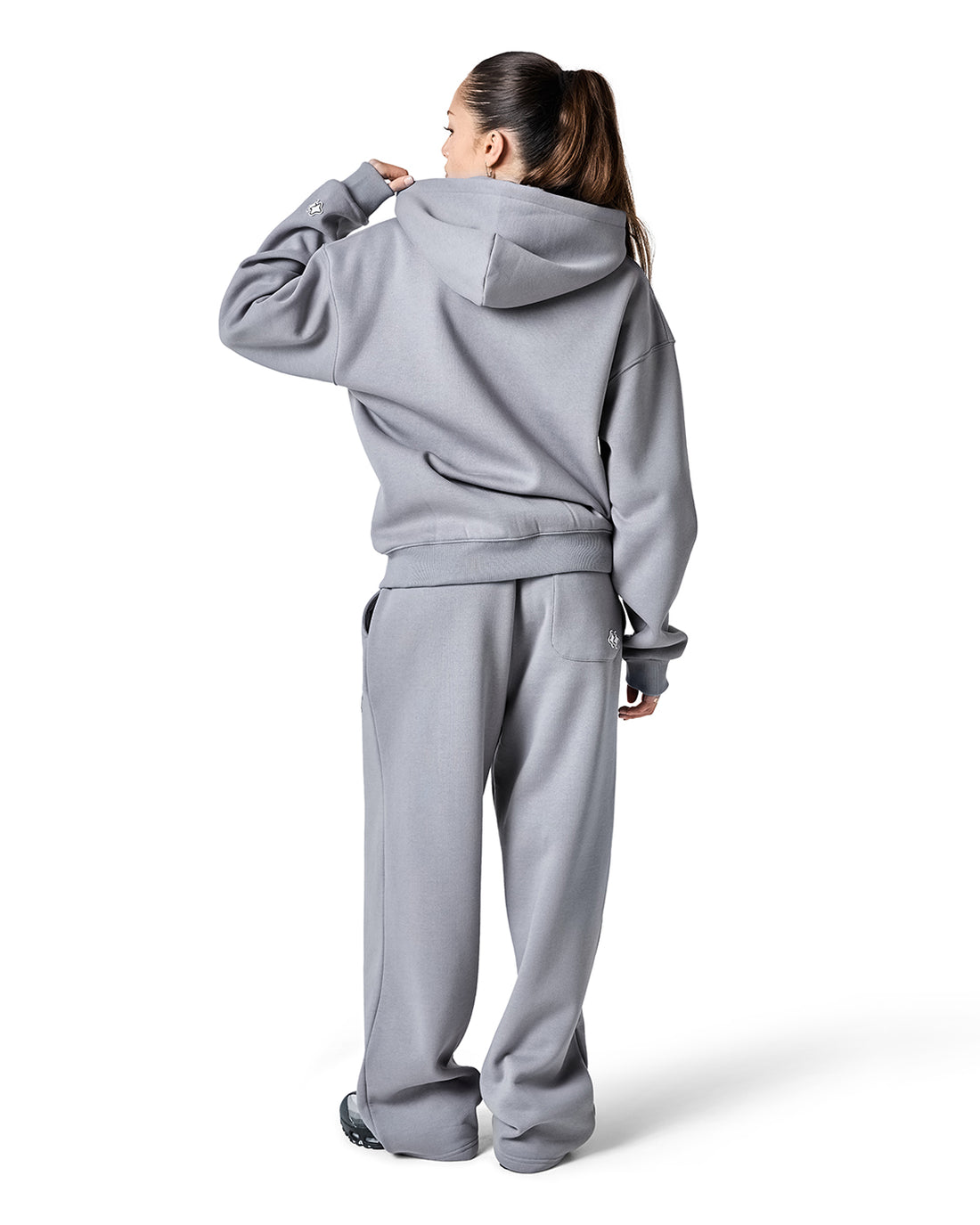 Dream Wave Full Zip Hood - Moon Grey
