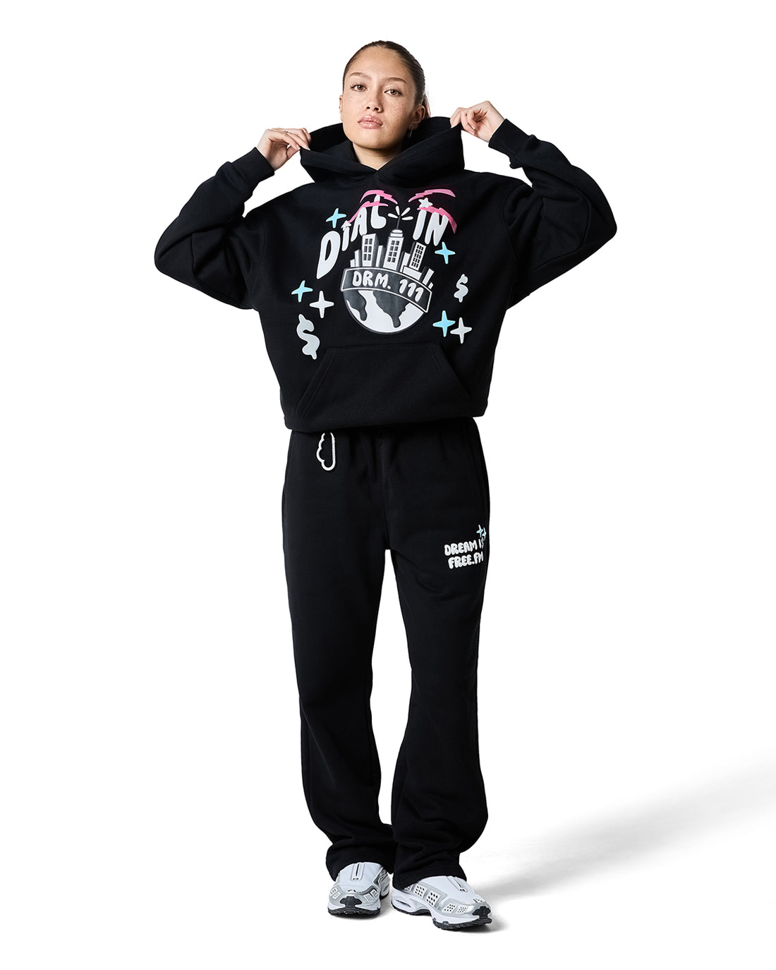 FM RADIO JOGGER - BLACK