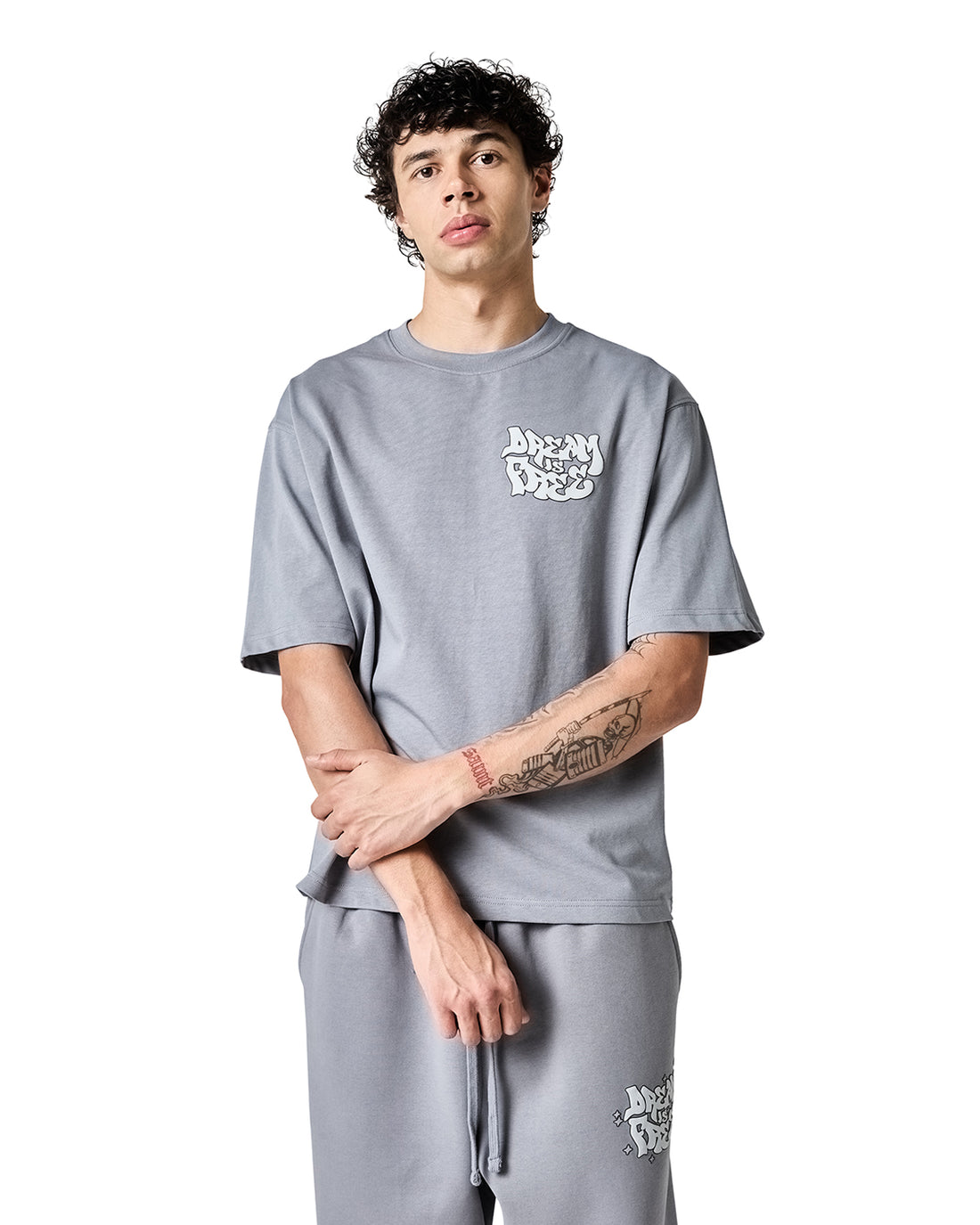 Dream Wave Tee - Moon Grey