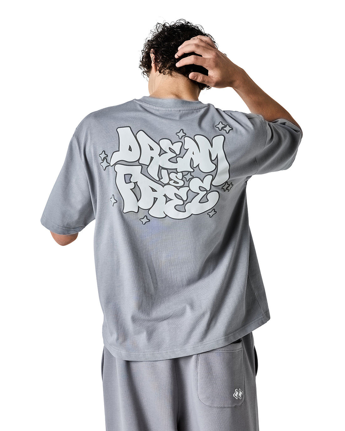 Dream Wave Tee - Moon Grey