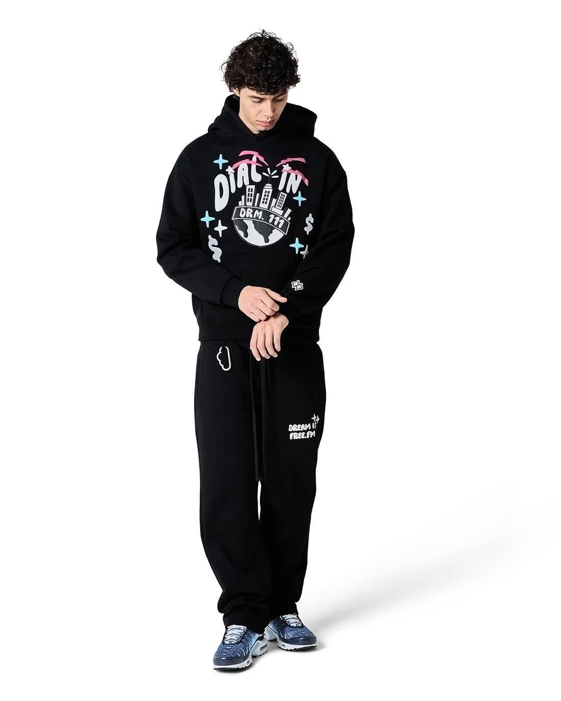 FM RADIO JOGGER - BLACK