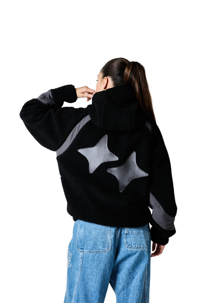 star borg jacket - black/volcano grey