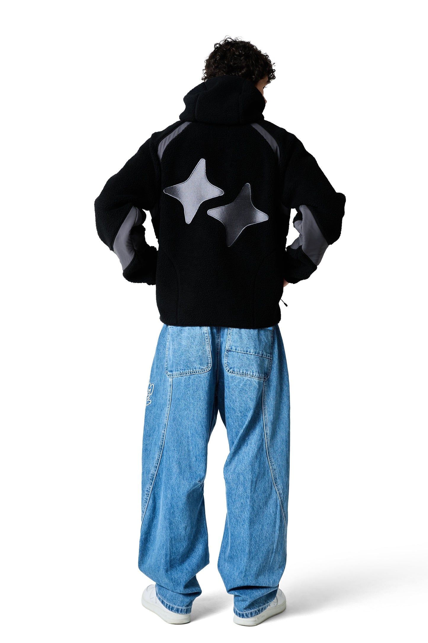 star borg jacket - black/volcano grey