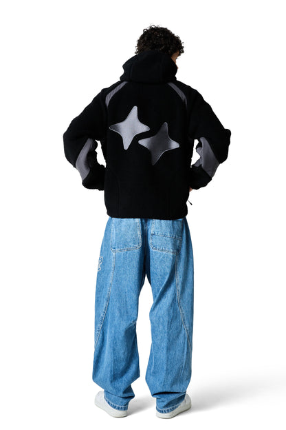 star borg jacket - black/volcano grey