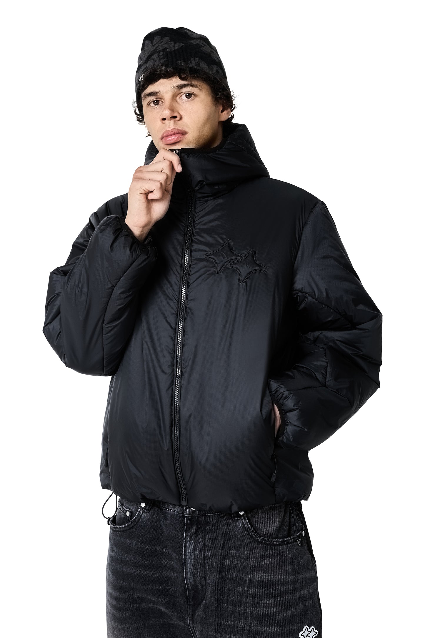 arc light jacket - black