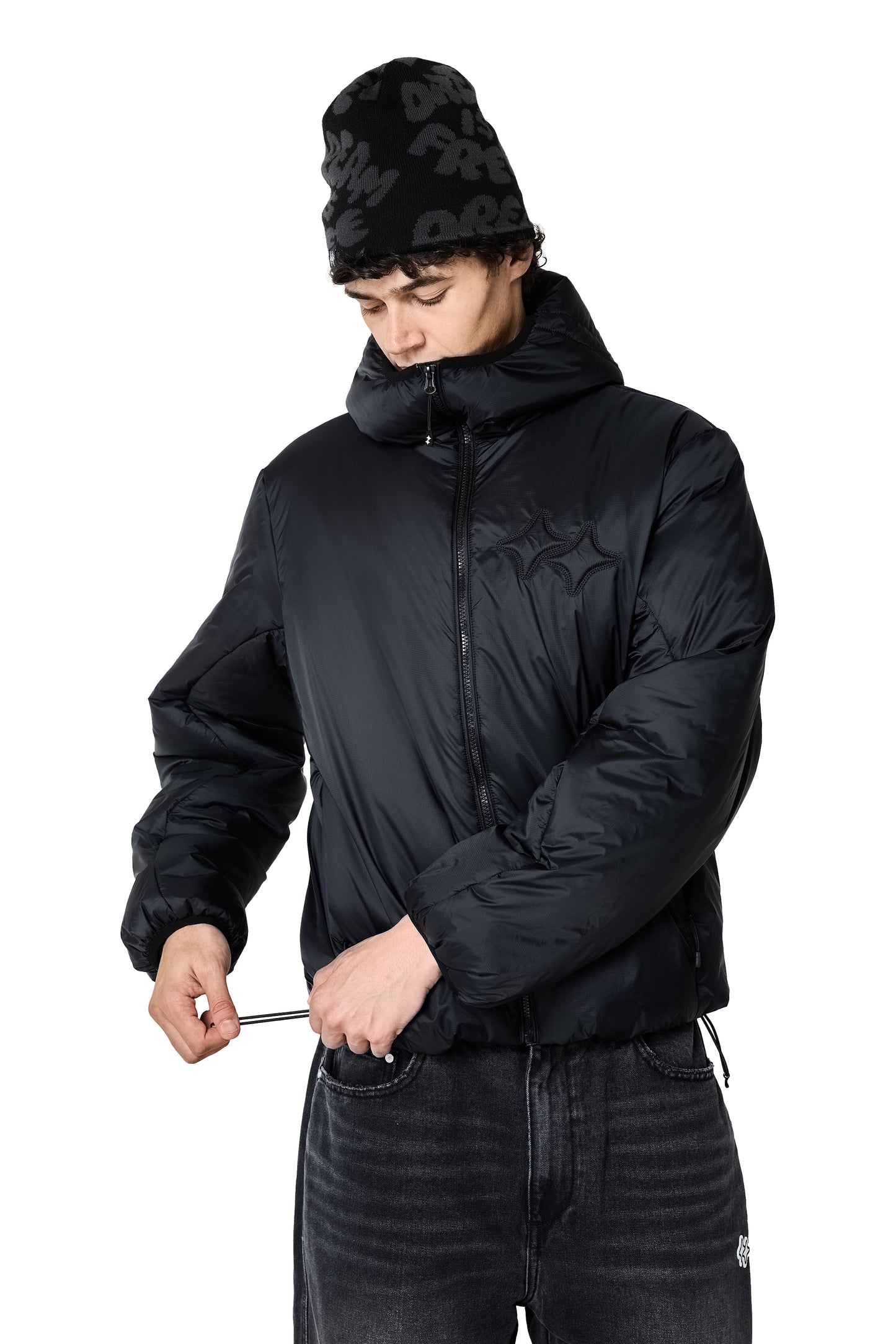arc light jacket - black
