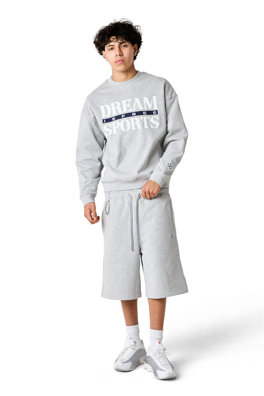 Dream Sports Crew - Grey Marl