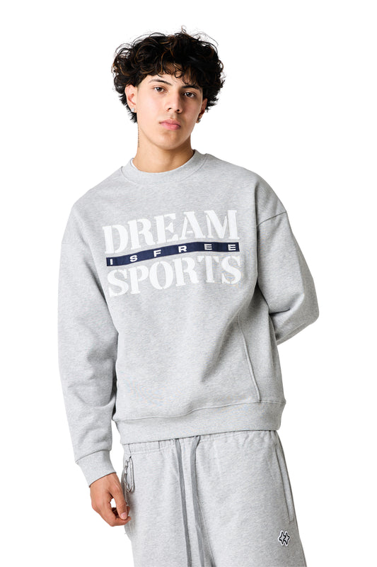 Dream Sports Crew - Grey Marl