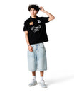 Script Polo Shirt - Black
