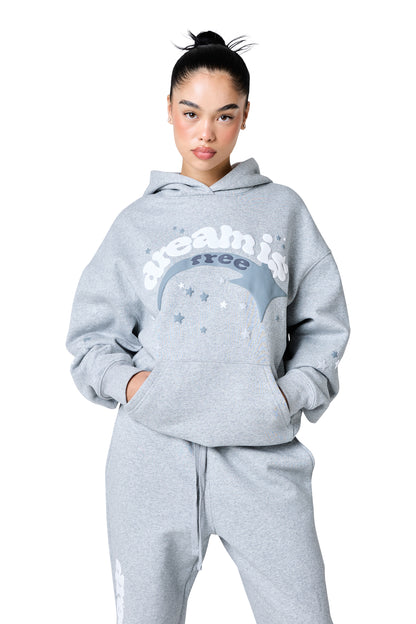 shooter hood - grey marl