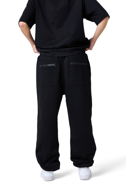 dreamers valley jogger- black