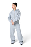 Lucid Full Zip Hood - Grey Marl