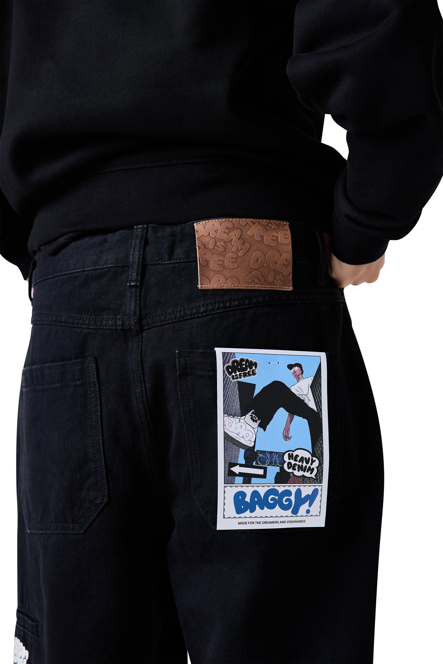 core jean - black denim