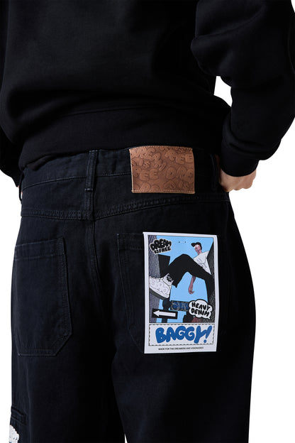 core jean - black denim