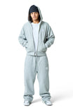 Lucid Full Zip Hood - Grey Marl
