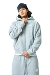 Lucid Full Zip Hood - Grey Marl