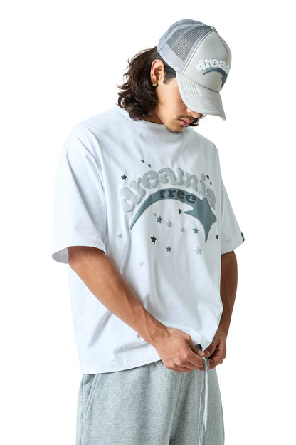 shooter tee - white
