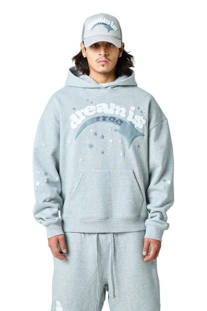 shooter hood - grey marl
