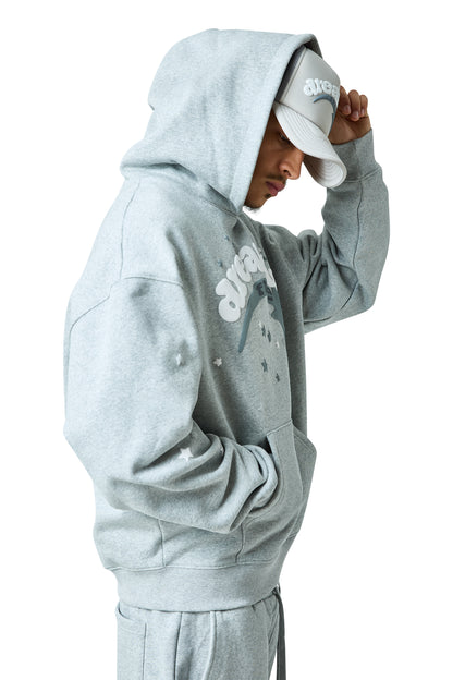 shooter hood - grey marl