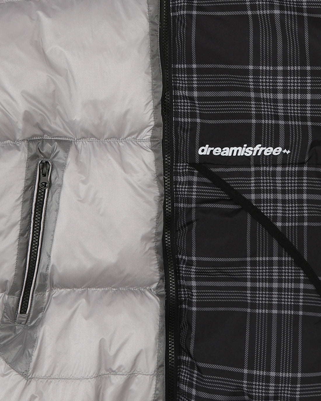 Reversible Block Jacket - Black