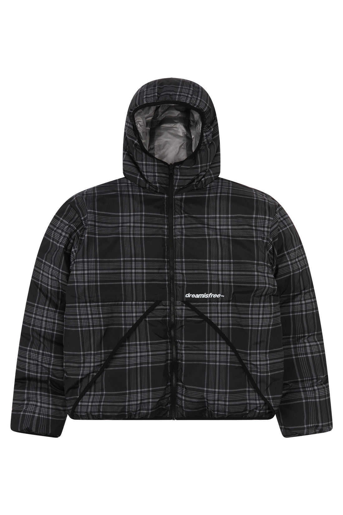Reversible Block Jacket - Black