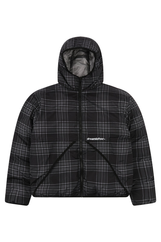 Reversible Block Jacket - Black