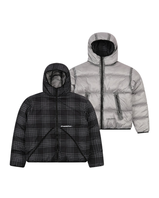 Reversible Block Jacket - Black