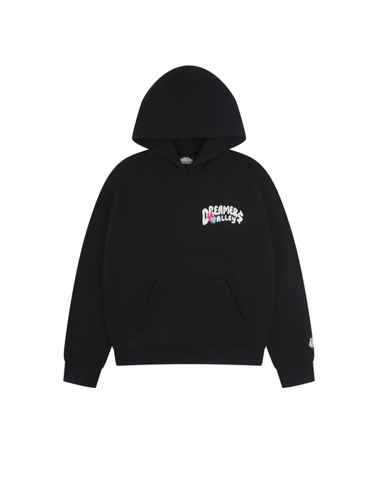 dreamers valley hood - black