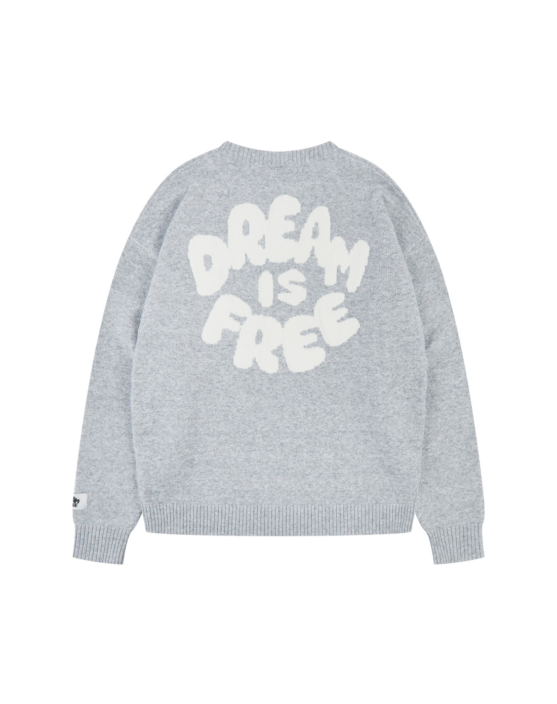 Brushed Knit Jumper - Grey Marl