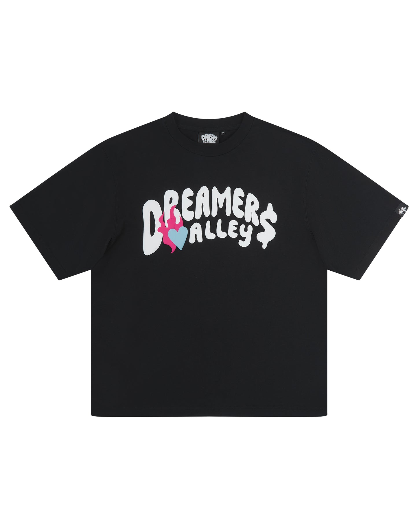 dreamers valley tee- black