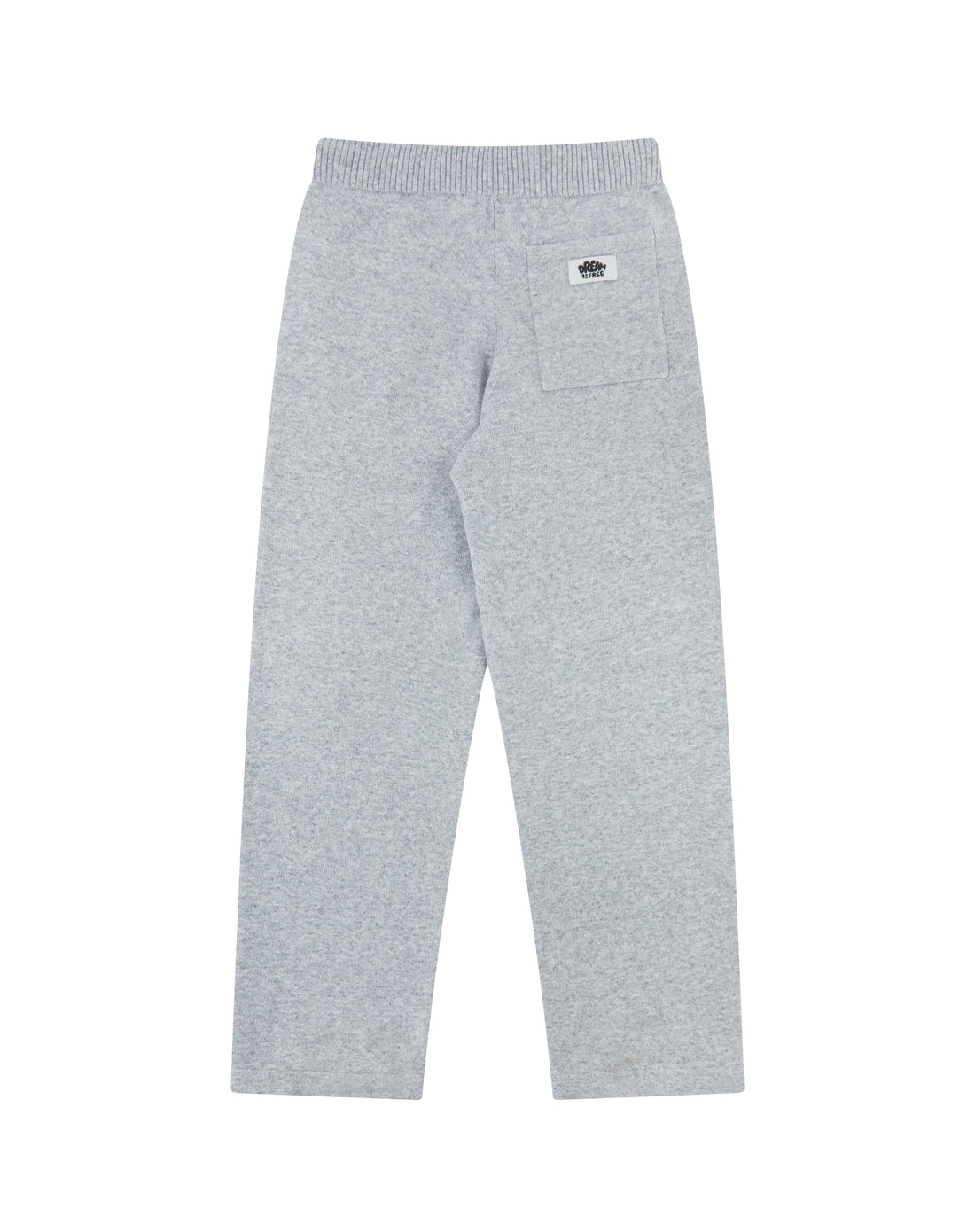 Brushed Knit Trousers - Grey Marl