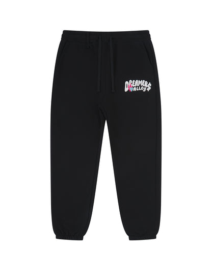 dreamers valley jogger- black