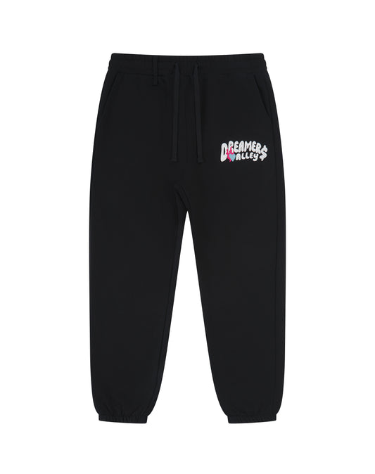 dreamers valley jogger- black