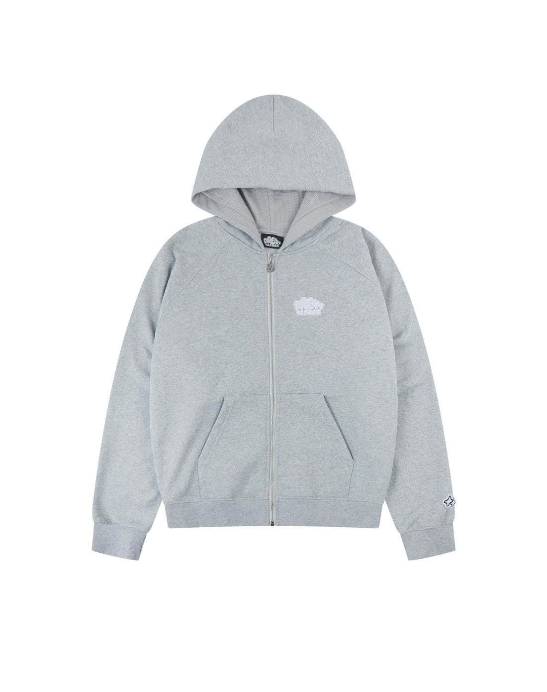 Lucid Full Zip Hood - Grey Marl