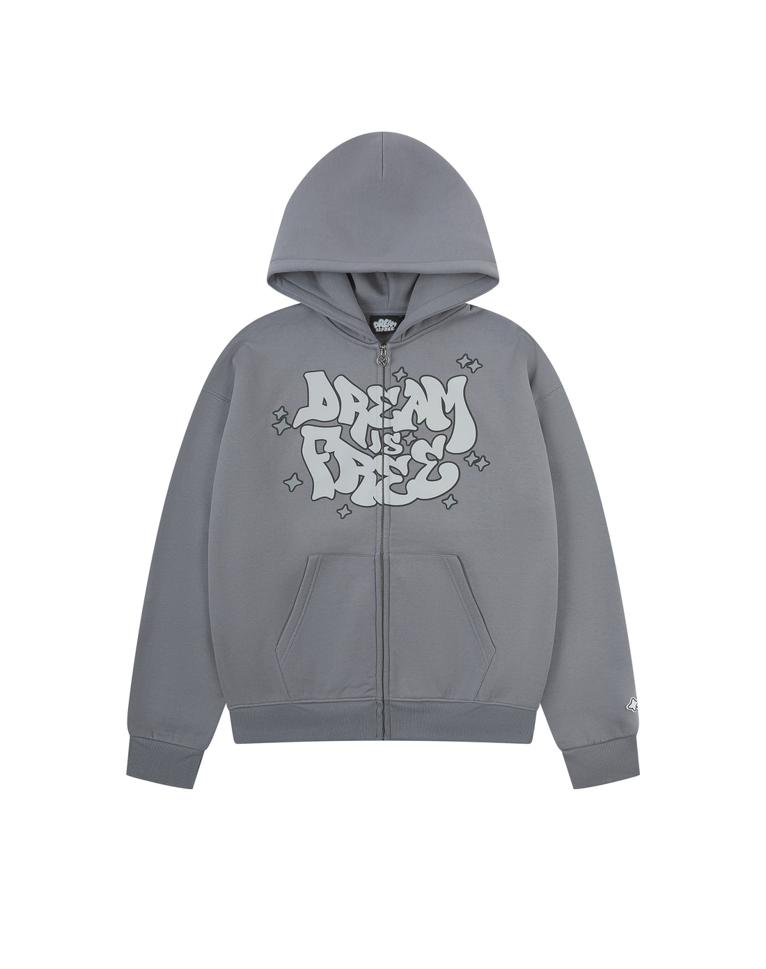 Dream Wave Full Zip Hood - Moon Grey